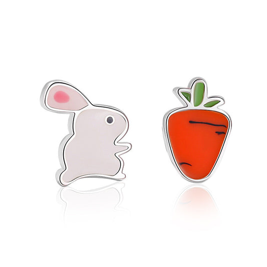 Earrings - Bunny & Carrot