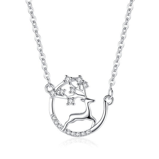 Necklace - Deer on the Moon II