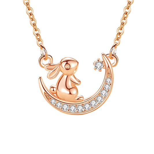 Necklace - Bunny on the Moon II