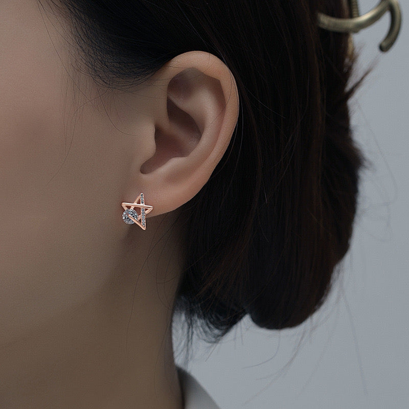 Earrings - Star & Moon I