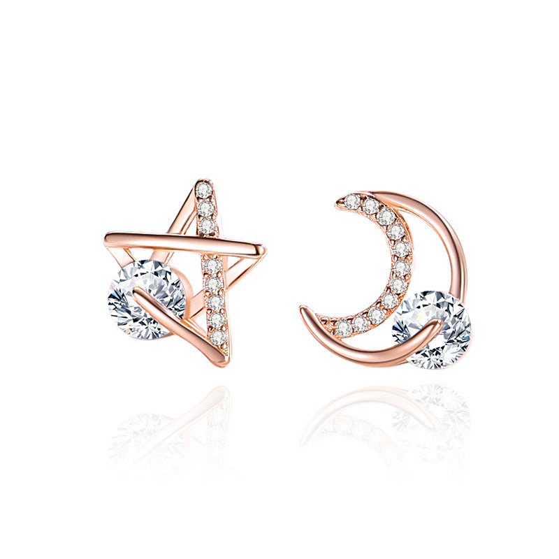 Earrings - Star & Moon I