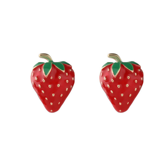 Earrings - Strawberry